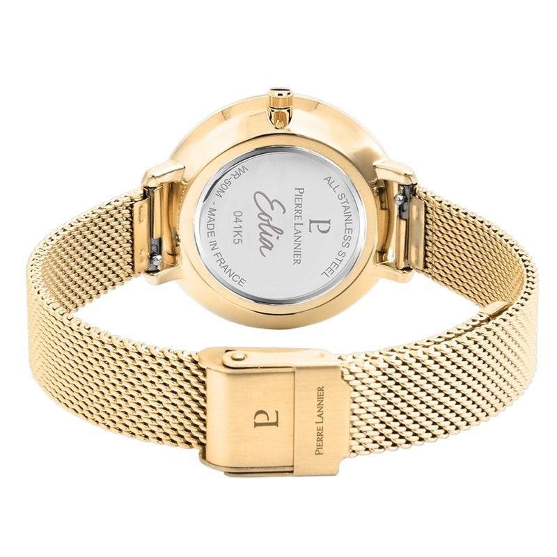 Montre Femme Pierre Lannier Olia Cadran Dor Bracelet Acier Milanais