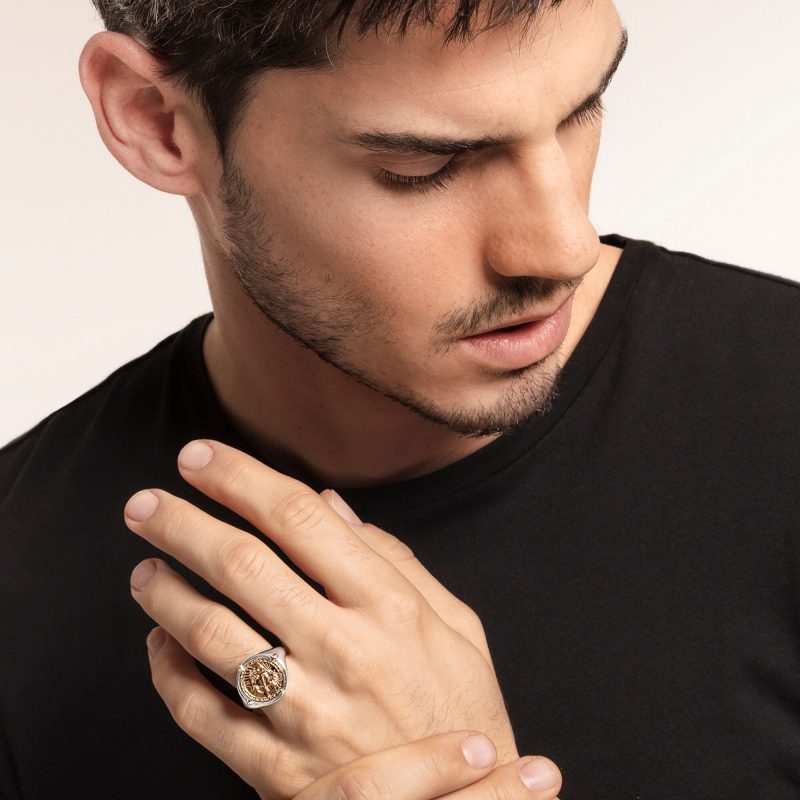 Bague Chevali Re Thomas Sabo Argent Bicolore Foi Amour