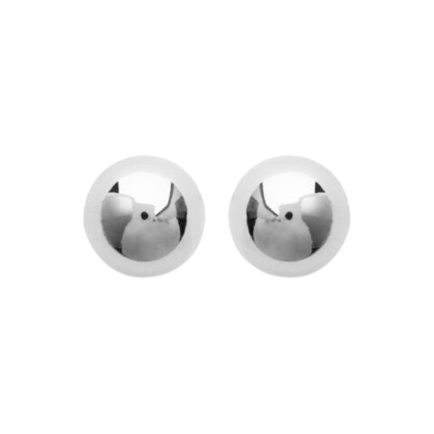 Boucles d'oreilles Argent Rhodié 925/1000 Boules 5mm