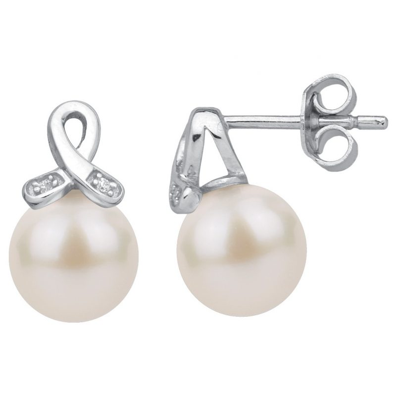 Boucles d'oreilles Argent Perles de Culture et Oxydes