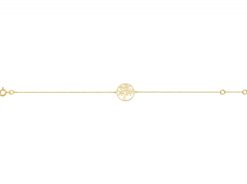 Bracelet Or Jaune 750/1000 Arbre de Vie – Image 2