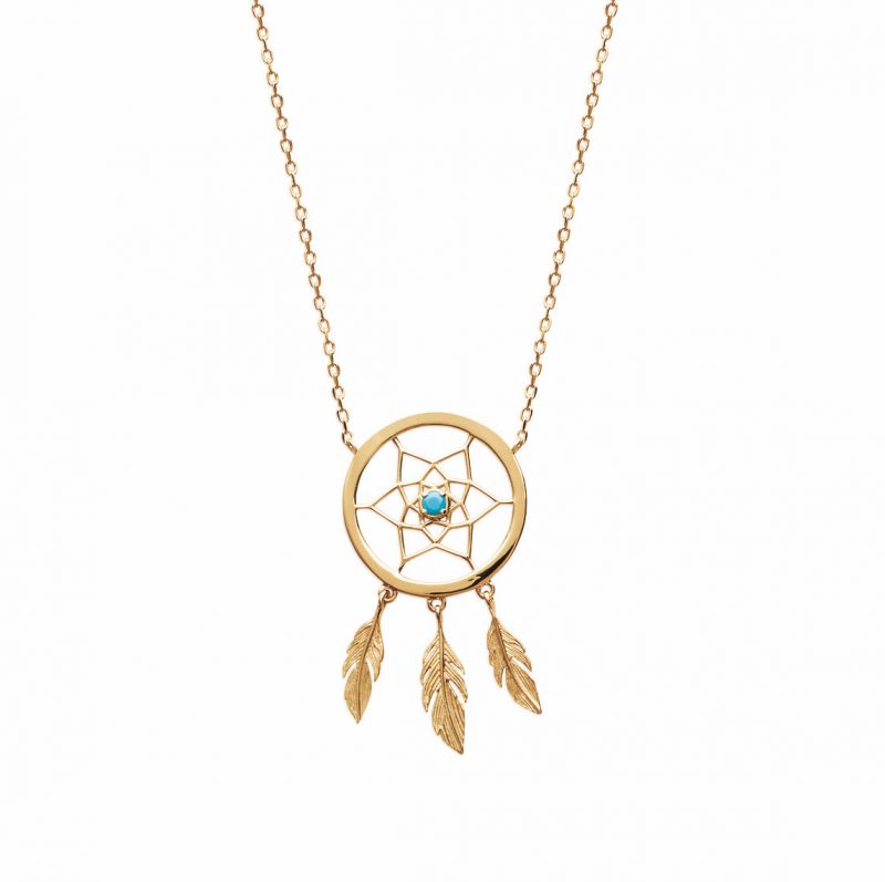 Collier Plaqué or et Oxydes