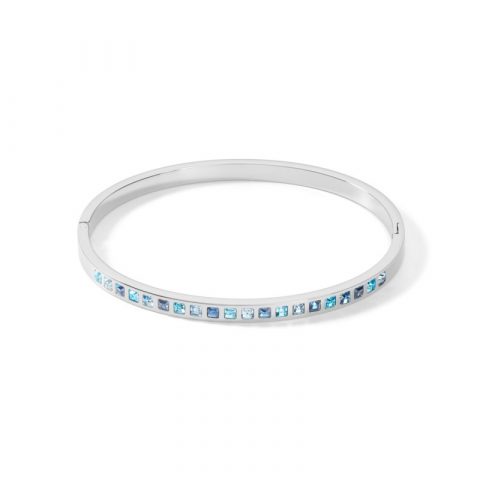 Bracelet rigide bleu pastel acier 0130/33-0717