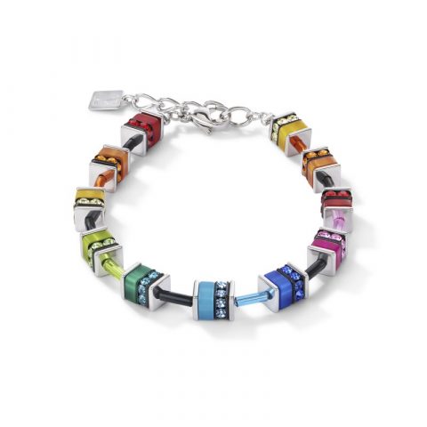 Bracelet Coeur de Lion GeoCUBE® Cristal Multicolore 4409/30-1500