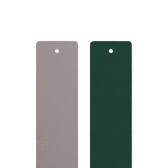 Cuirs 25mm Manchettes Les Georgettes - Argent / Vert Forêt