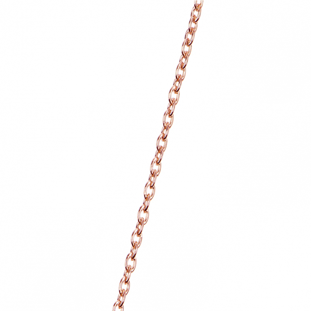 Chaine Maille Forçat Les Georgettes Finition Dorée Rose 45cm