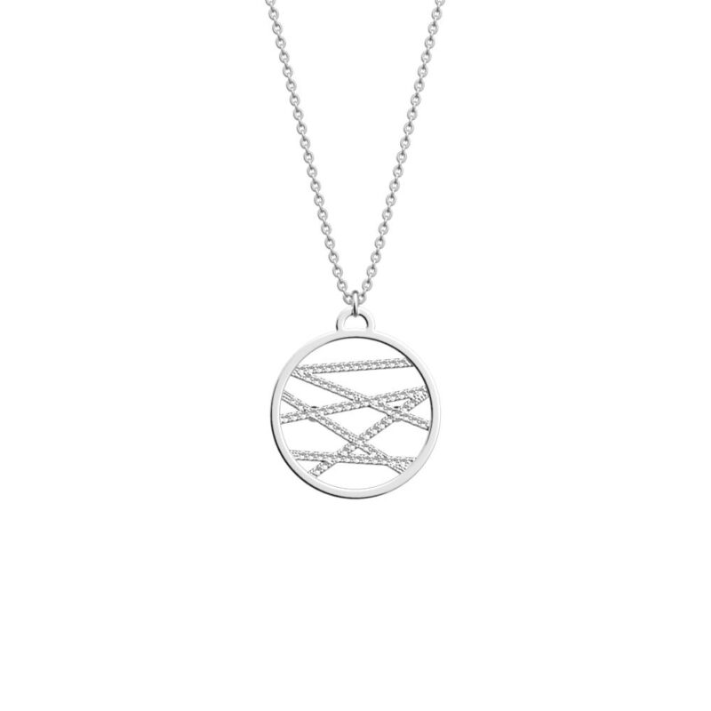 Collier Les Georgettes Liens Finition Argentée 25mm