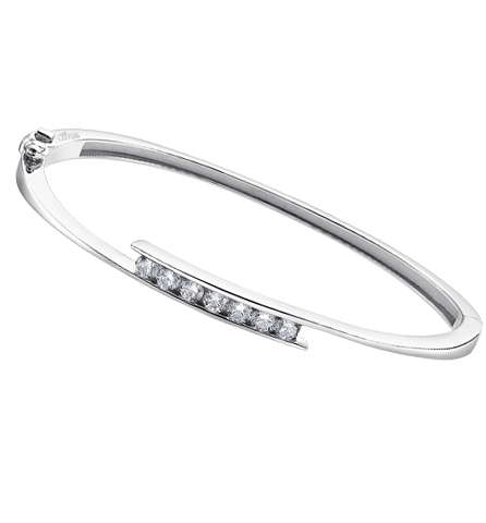 Bracelet Jonc Argent 925/1000 Oxydes