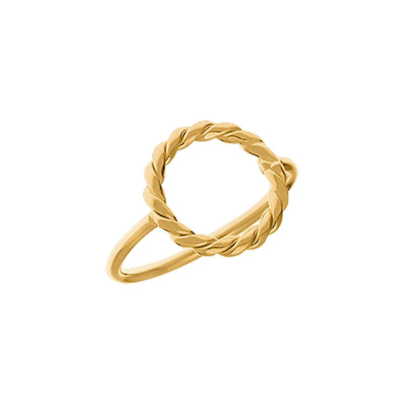 Bague Boléro Plaqué Or Jaune