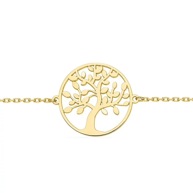 Bracelet Or Jaune 750/1000 Arbre de Vie