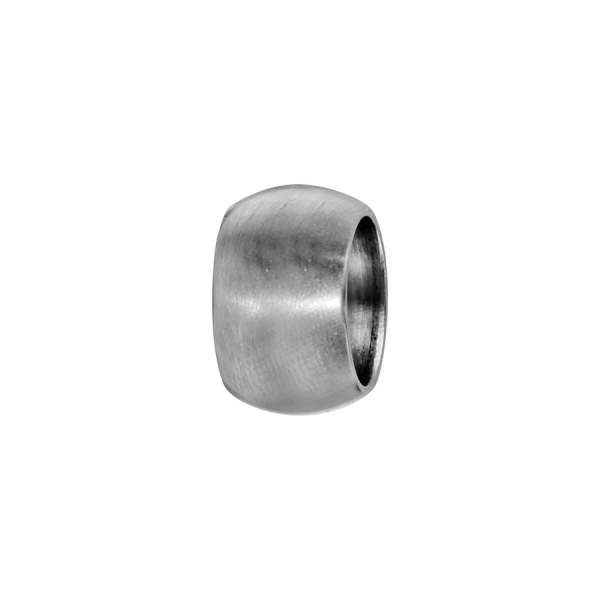 Charms Thabora Acier Anneau Bombé Lisse - Silver