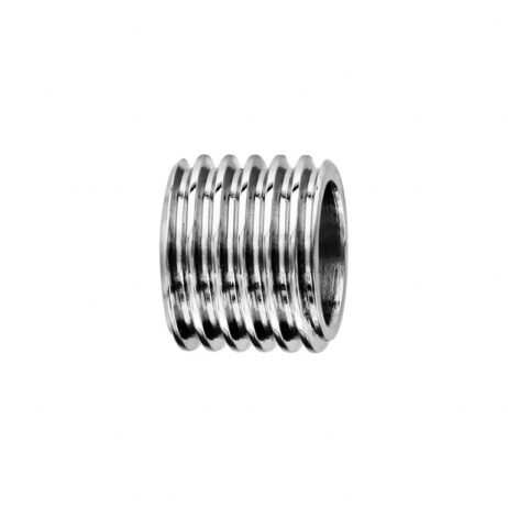 Charms Thabora Acier Tube Motif Rainure