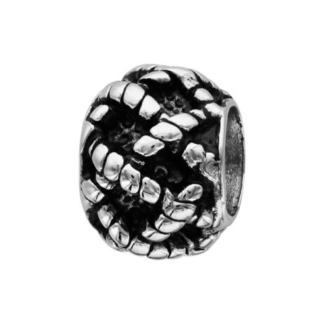 Charms Thabora Homme Acier Boule Tresse Relief
