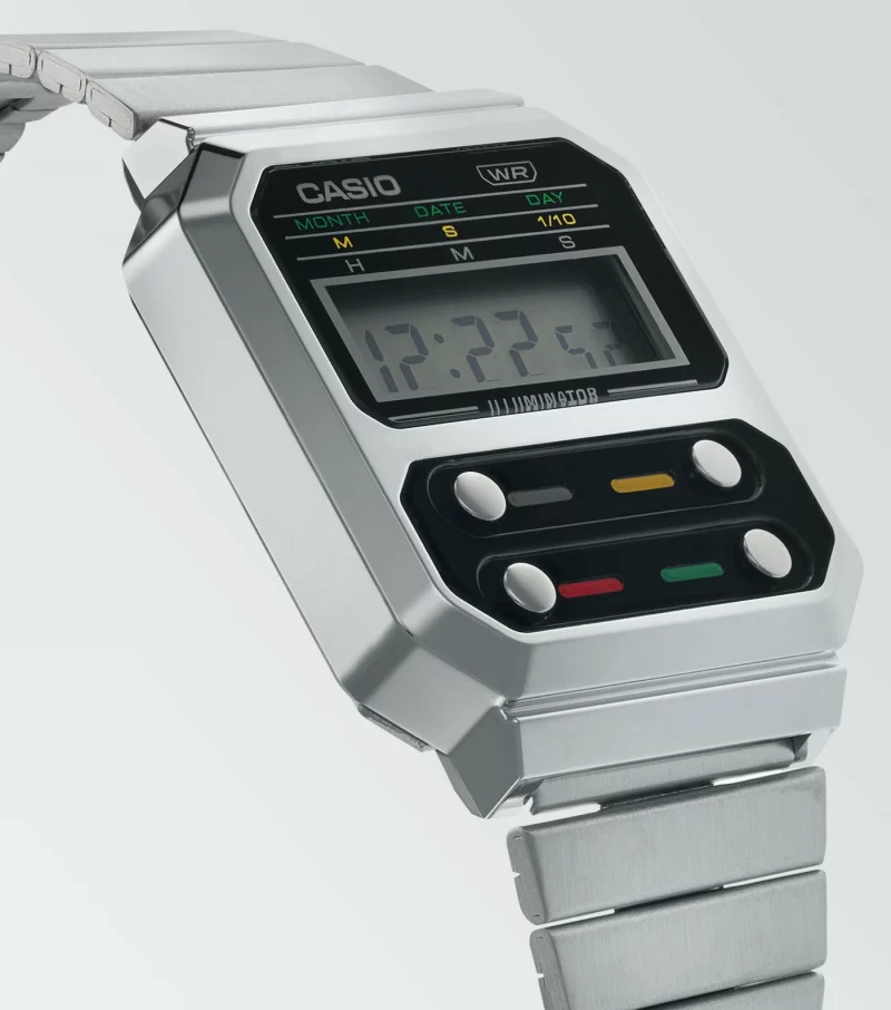 Montre Casio Vintage Digitale A100WE-1AEF – Image 3