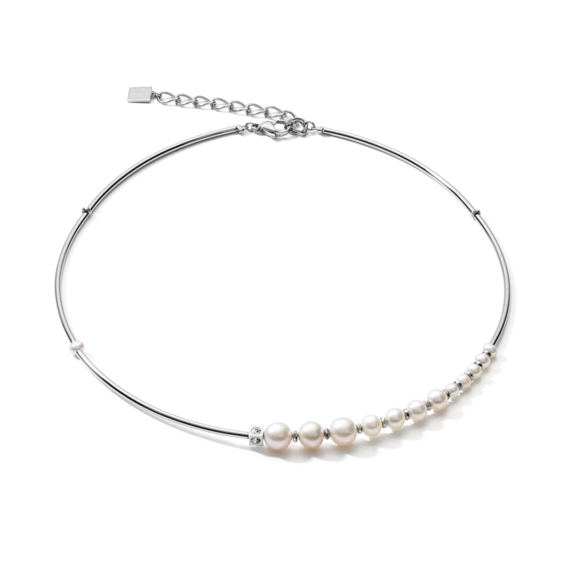 Collier Coeur de Lion Asymétrie de Perles de Cultures 1102/10-1417