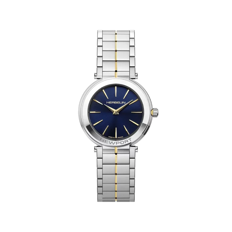 Montre Femme Herbelin Acier Bicolore Newport Slim Bracelet Acier 16922BT15