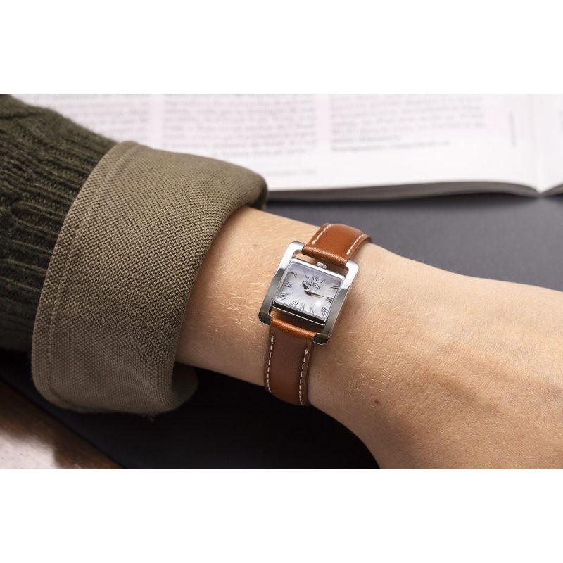 Montre Femme Herbelin Acier V avenue Bracelet Cuir Gold 1703701GO – Image 4