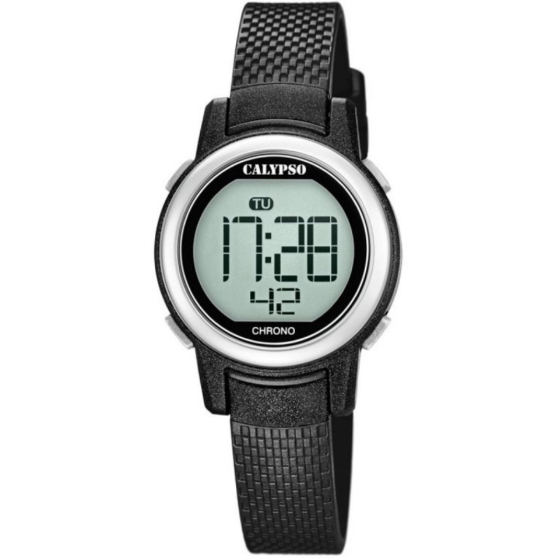 Montre Calypso Fille Noire Digital K5736/3