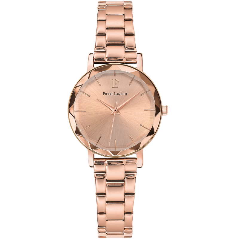 Montre Femme Pierre Lannier Multiples Doré Rose Bracelet Acier Doré Rose 012P958