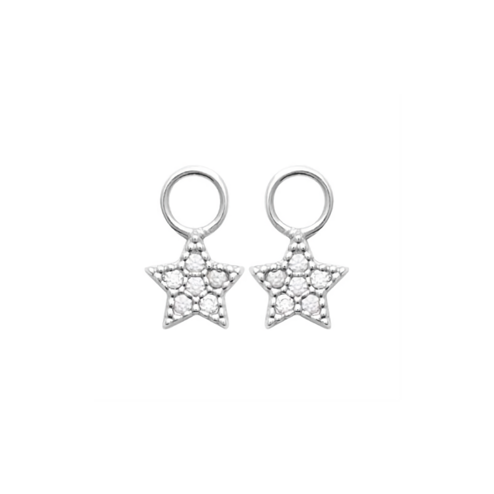 Breloques Étoiles Mix & Match Argent Rhodié 925/1000 et  Oxydes