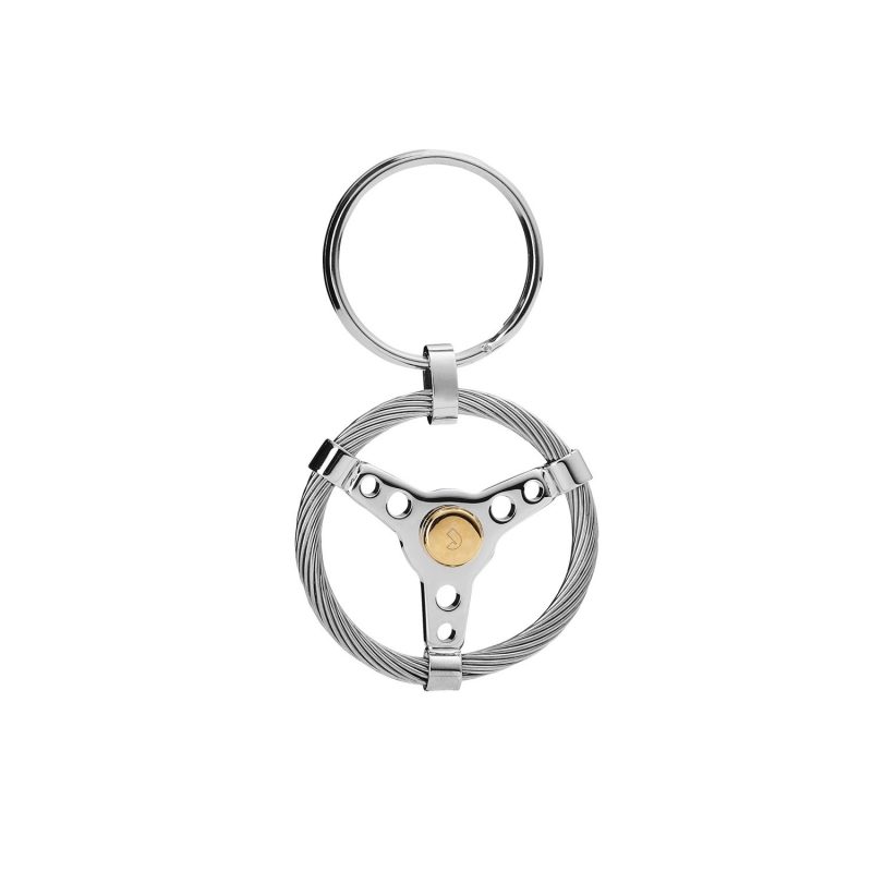 Porte-clés Jourdan Dream Acier Volant de Voiture Bicolore
