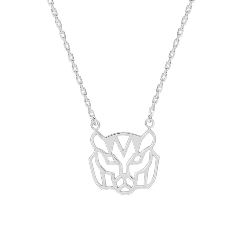 Collier Argent 925/1000 Tête de Lion