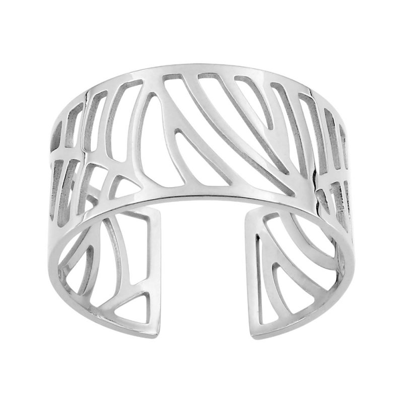 Bague Fashion Steel Acier Ajustable Largeur 10mm