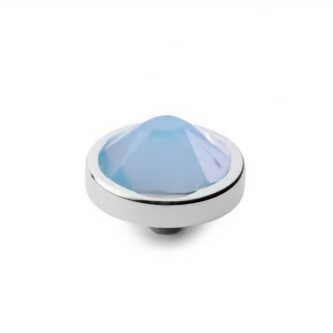 Tops Qudo Canino 9 mm Acier Silver Cristal - Air Blue Opal