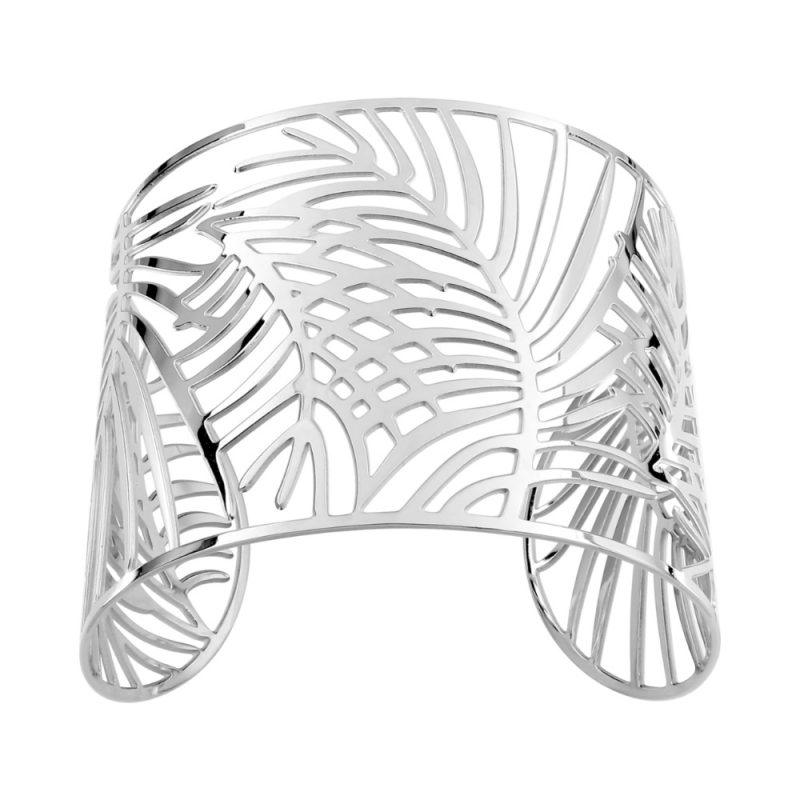 Bracelet Manchette 60mm Acier Fougères