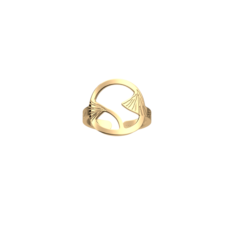 Bague Ronde Les Georgettes Flamenco Finition Dorée 16mm