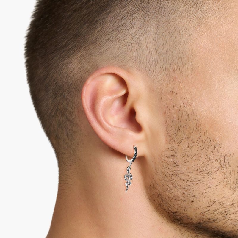 Créoles Thomas Sabo Argent 925/1000 Plaqué Or Jaune – Image 4
