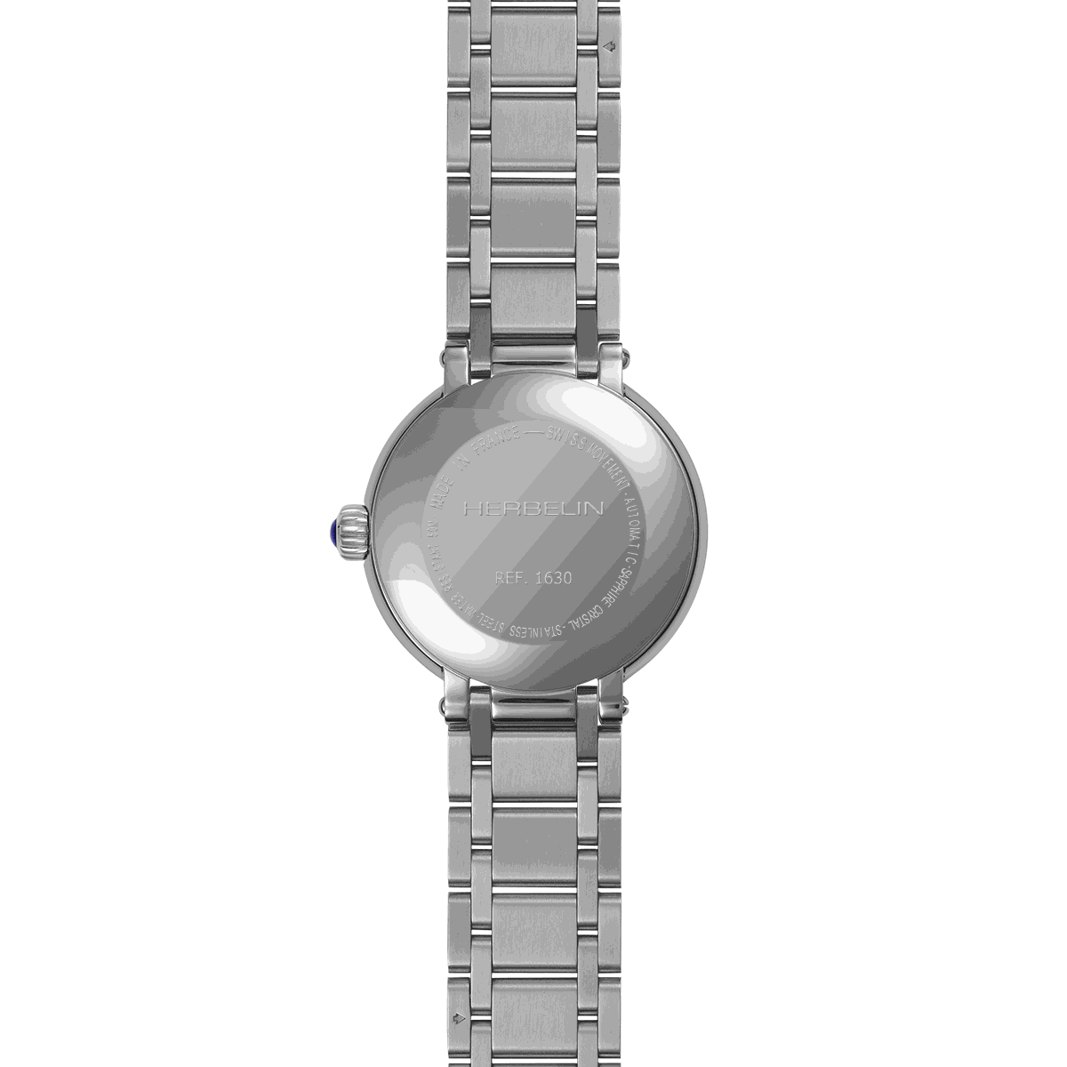 Montre Femme Herbelin Acier Automatique Galet Bracelet Acier 1630B59 – Image 3