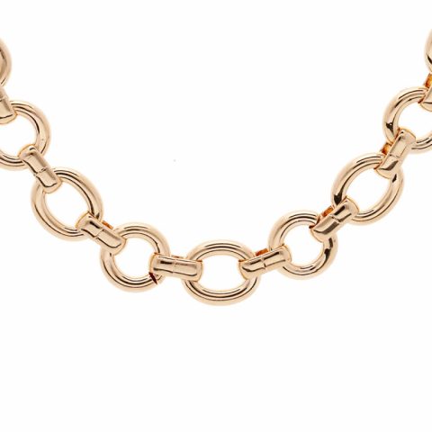 Collier Plaqué Or Mailles Rondes