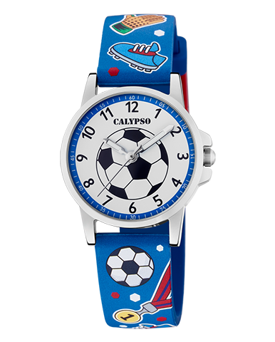 Montre Calypso Garçon Footbal Bleue K5790/1