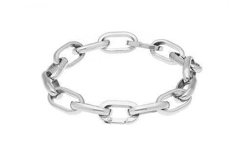 Bracelet Qudo Fanano Acier Silver 22 cm