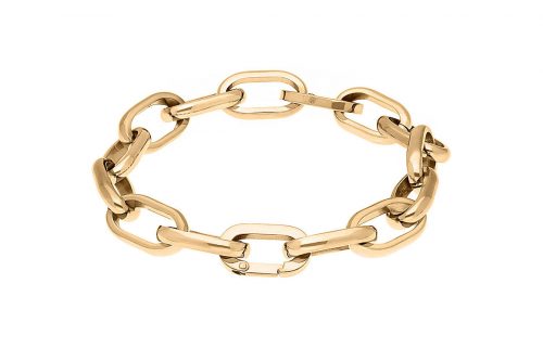 Bracelet Qudo Fanano Acier Gold 22 cm