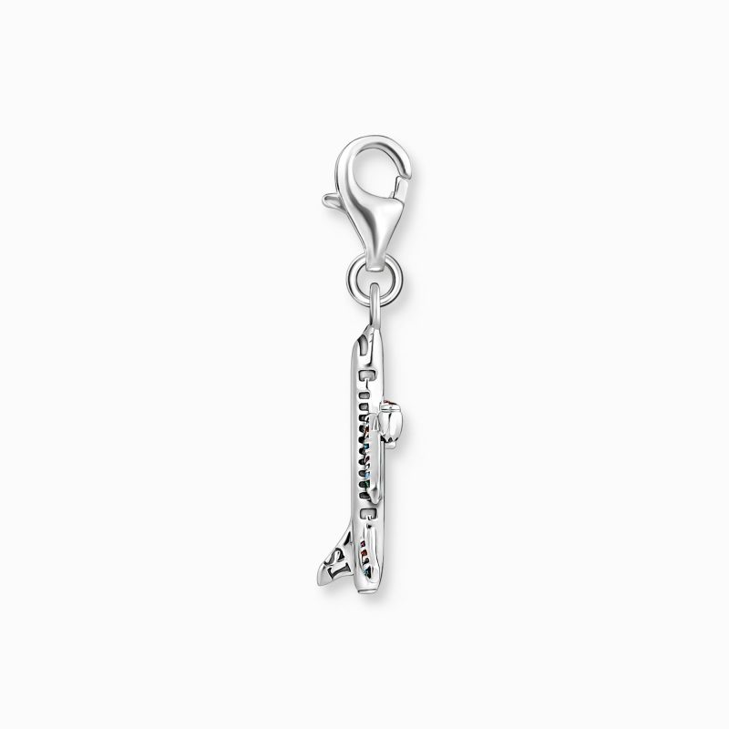 Pendentif Charm Avion Multicolore Thomas Sabo Argent 925/1000 – Image 2