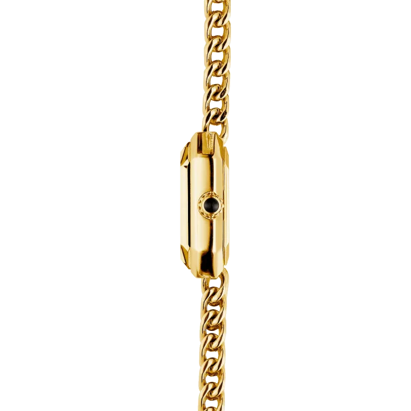 Montre Femme Herbelin Acier PVD Jaune Octogone Bracelet Acier PVD Gourmette 17436BP49 – Image 3