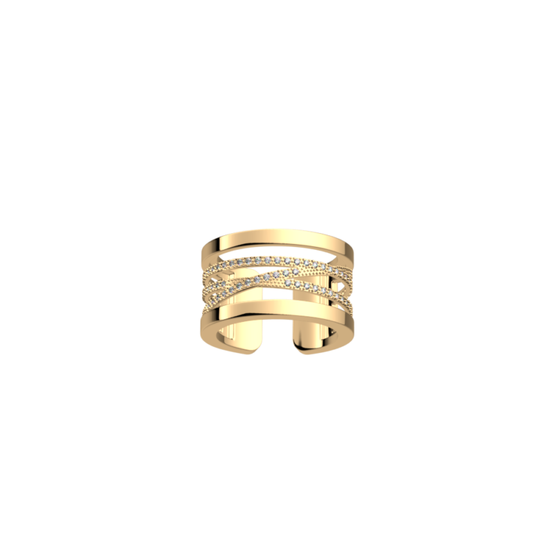 Bague Les Georgettes Les Précieuses Liens Finition Dorée 12mm