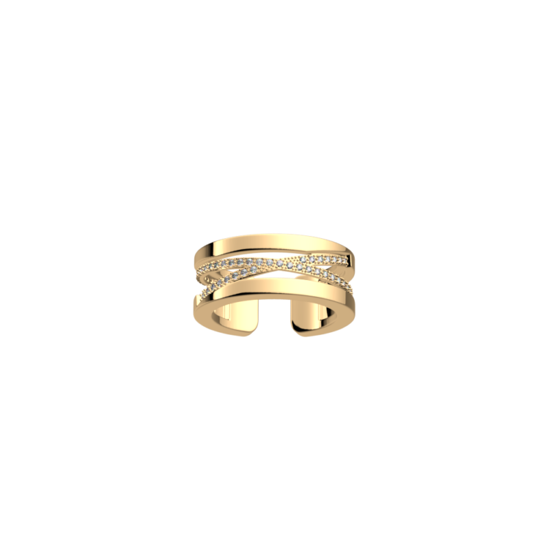 Bague Les Georgettes Les Précieuses Liens Finition Dorée 8mm