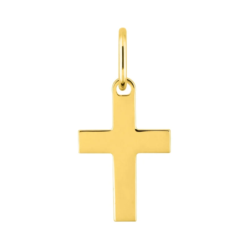 Croix or jaune 750/1000 Hauteur 12mm