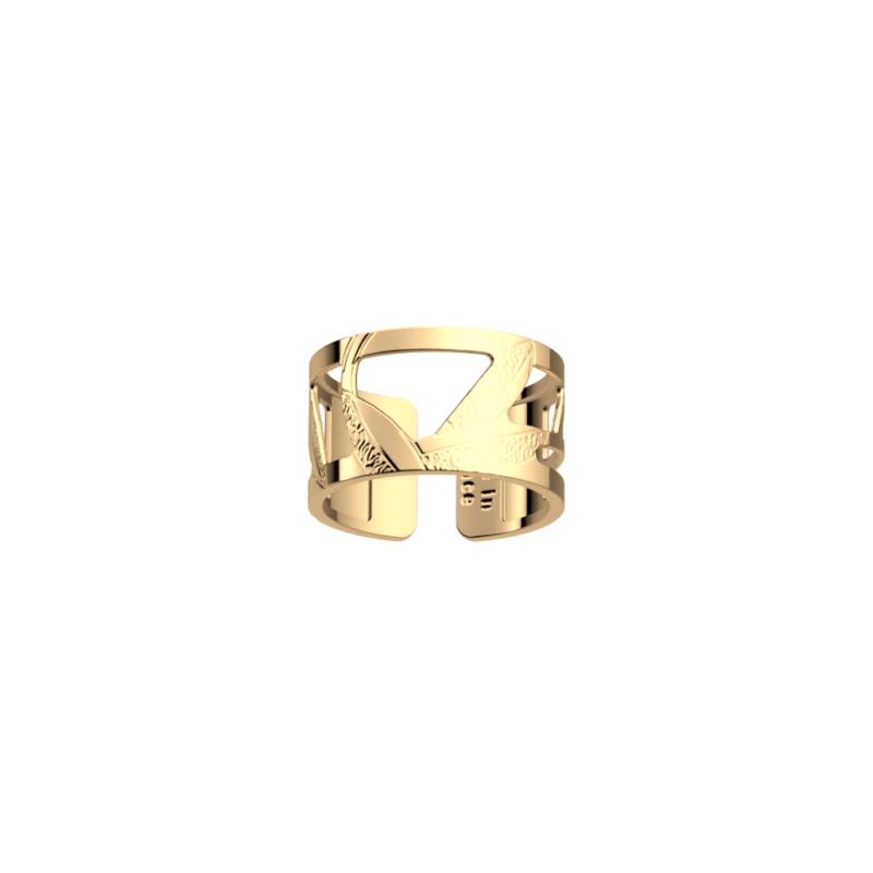 Bague Les Georgettes Rose des Sables Finition Dorée 12mm