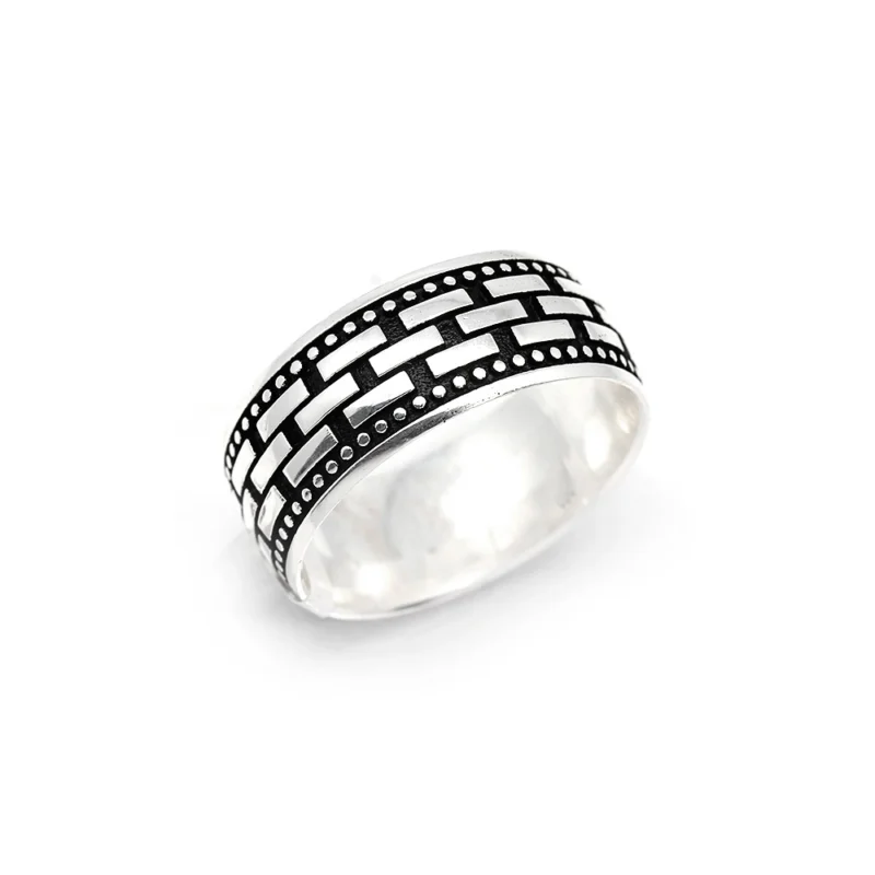 Bague Homme Argent 925/1000 Maillons