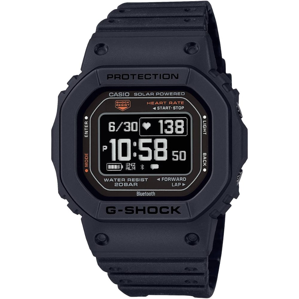 Montre Casio G-SHOCK Solaire Conectée G-SQUAD Noire DW-H5600-1ER