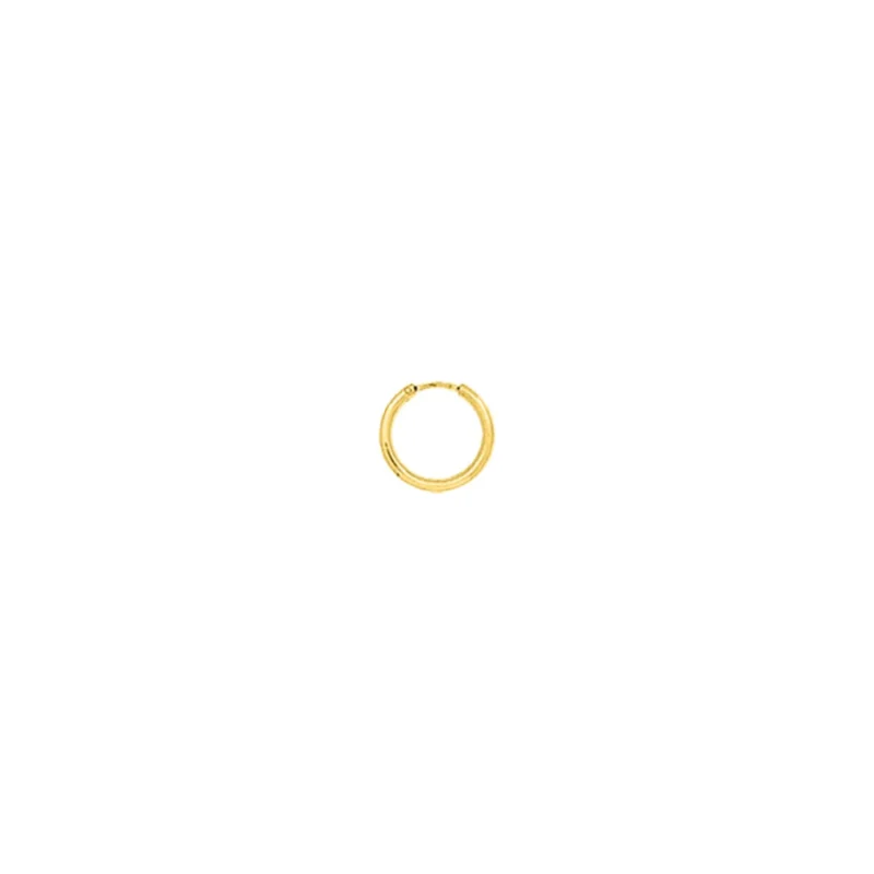 Créoles Or Jaune 750/1000 Fil 1.6mm Diamètre Intérieur 10mm