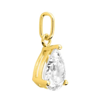 Pendentif Or Jaune 750/1000 avec Oxyde Poire