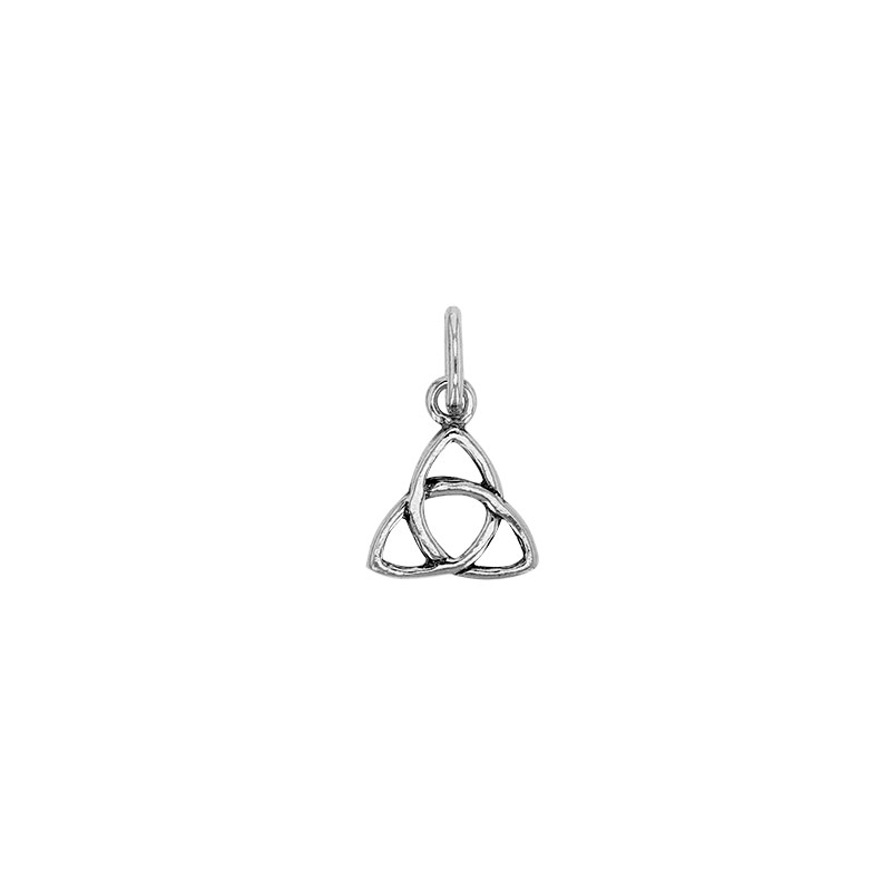 Pendentif Argent Rhodié 925/1000 Triquetra