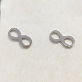 Boucles d'oreilles Fashion Steel Acier Silver Infini