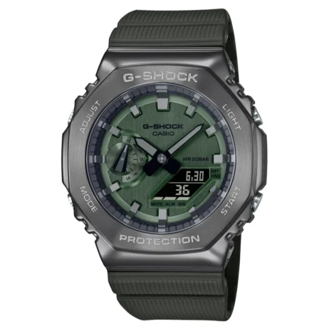 Montre Homme Casio G-SHOCK Bracelet Kaki GM-2100B-3AER