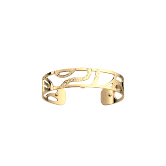 Manchette Les Georgettes Essentielle Reptile Finition Dorée 14mm